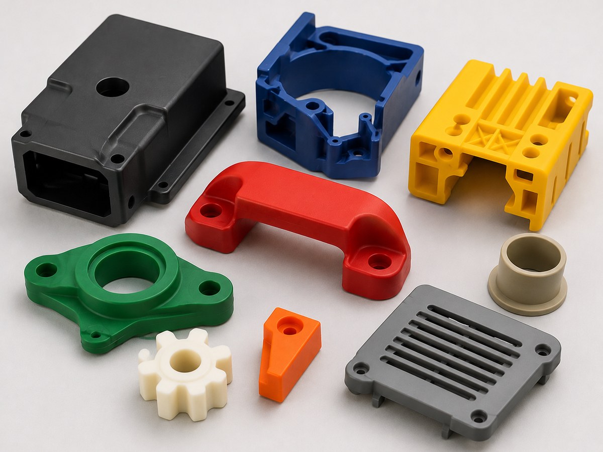 Molded plastic parts